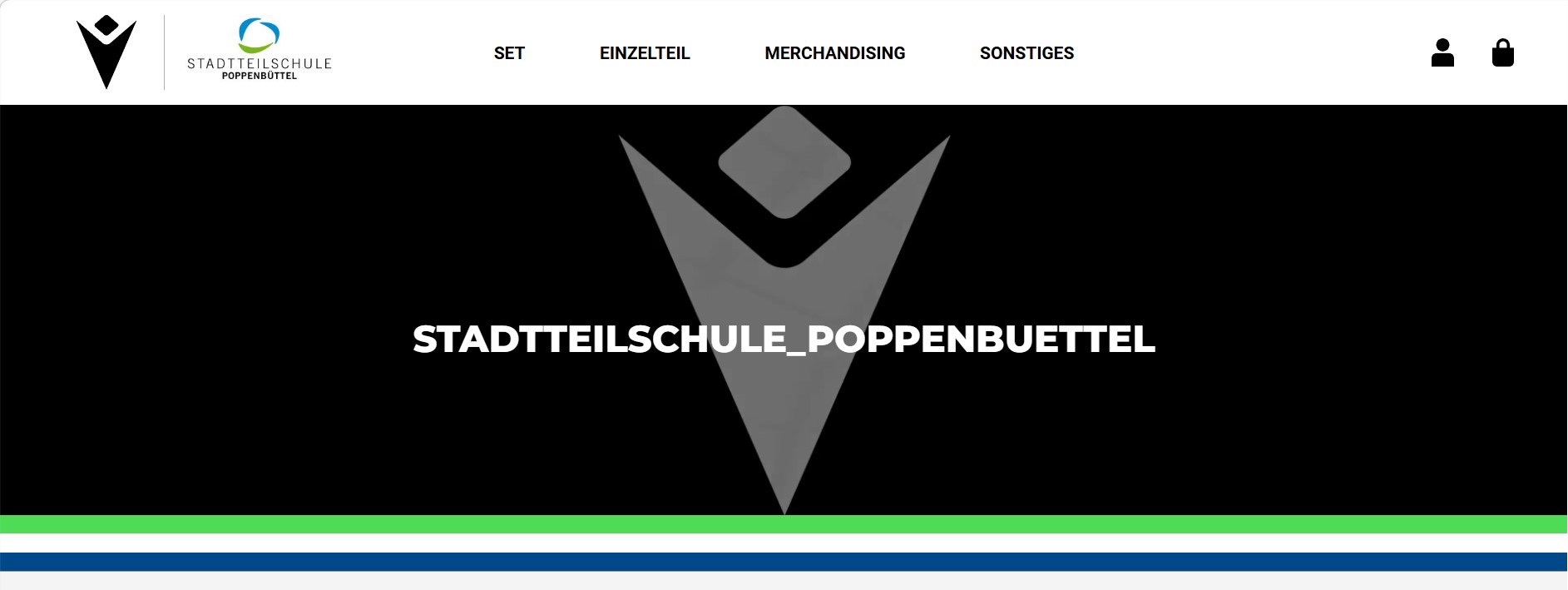 Schulkleidung mit Logo der Stadtteilschule Poppenbüttel